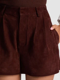 Alice and Olivia CONRY SUEDE SHORT