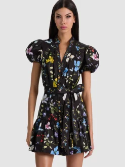 Alice and Olivia CORA MINI SHIRT DRESS