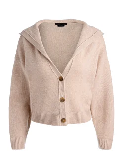 Alice and Olivia COREY HOODED CASHMERE CARDIGAN