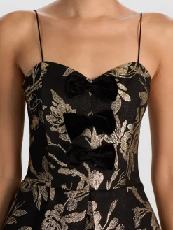 Alice and Olivia DANIELA STRUCTURED MINI DRESS