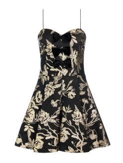 Alice and Olivia DANIELA STRUCTURED MINI DRESS