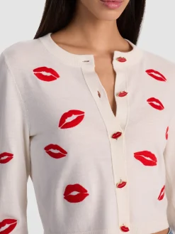 Alice and Olivia DARODA LIP CARDIGAN