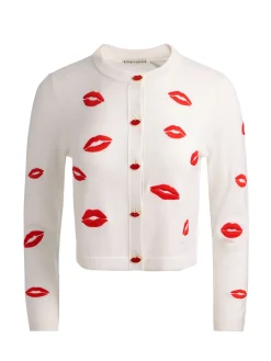 Alice and Olivia DARODA LIP CARDIGAN