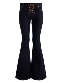 Alice and Olivia DELILAH LACE UP JEAN