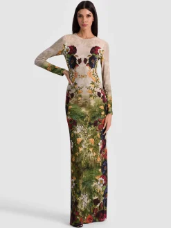 Alice and Olivia DELORA MAXI DRESS