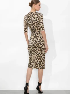 Alice and Olivia DELORA MIDI DRESS