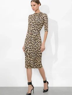 Alice and Olivia DELORA MIDI DRESS