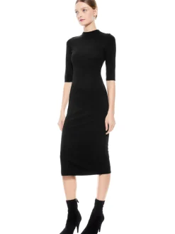 Alice and Olivia DELORA MIDI DRESS