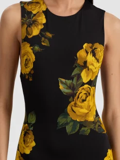 Alice and Olivia DELORA OPEN BACK MAXI DRESS