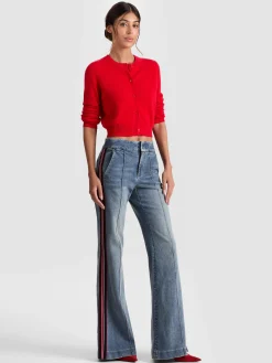 Alice and Olivia DOLLIE CASHMERE CARDIGAN