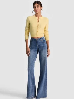 Alice and Olivia DOLLIE CASHMERE CARDIGAN