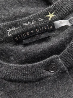 Alice and Olivia DOLLIE CASHMERE CARDIGAN