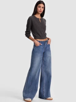 Alice and Olivia DOLLIE CASHMERE CARDIGAN