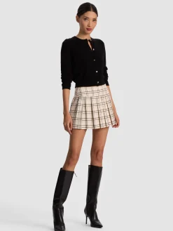 Alice and Olivia DOLLIE CASHMERE CARDIGAN