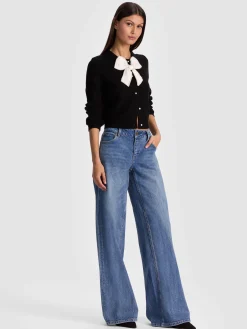 Alice and Olivia DOLLIE EMBELLISHED CARDIGAN