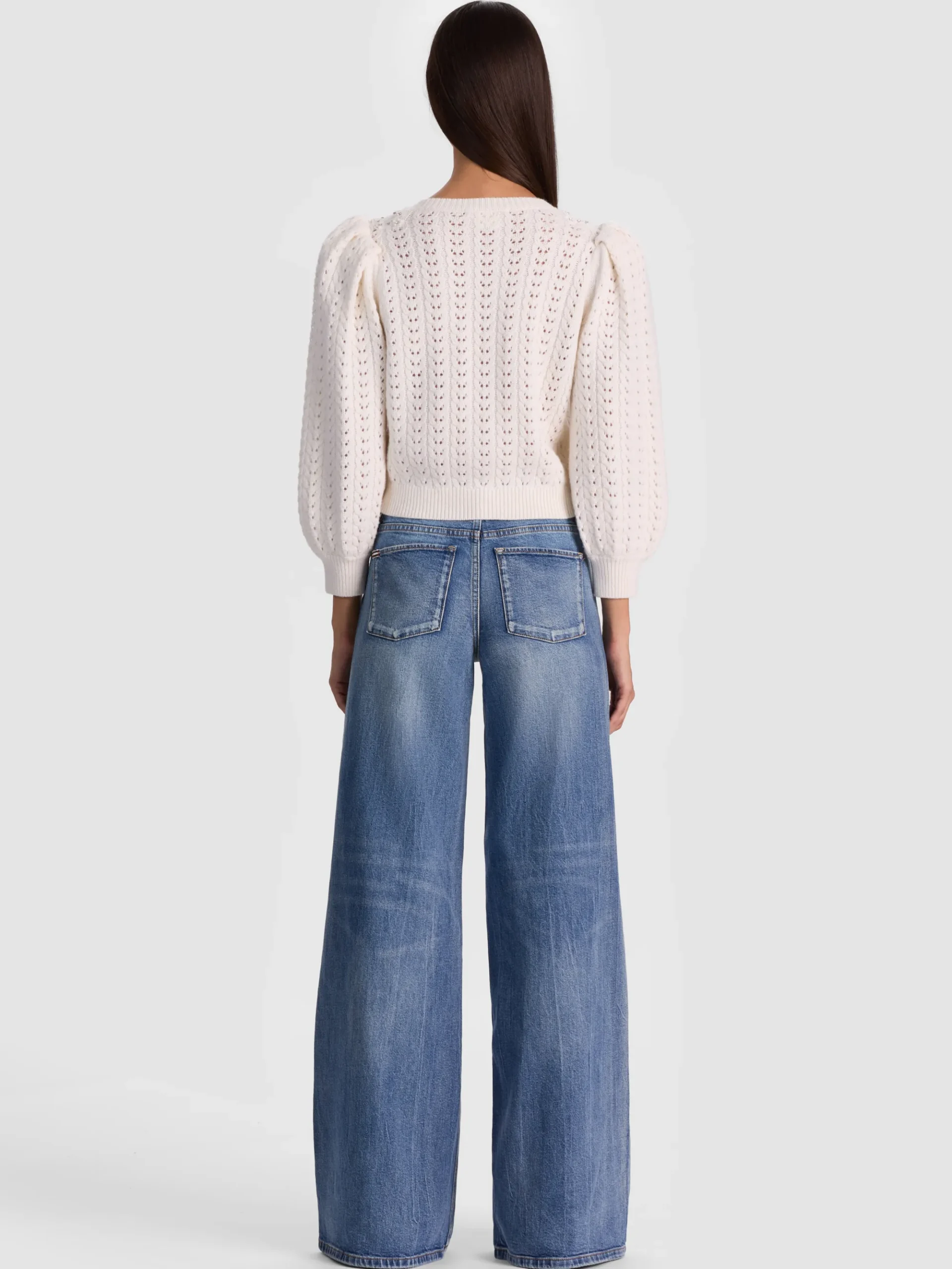 Alice and Olivia DORIS EMBELLISHED CARDIGAN