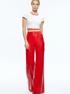 Alice and Olivia DYLAN VEGAN PANT
