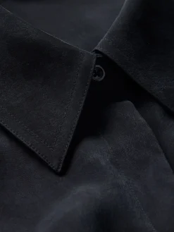 Alice and Olivia EDIE SEAMED CORSET BUTTON DOWN