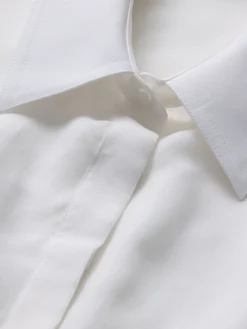 Alice and Olivia EDIE SEAMED CORSET BUTTON DOWN