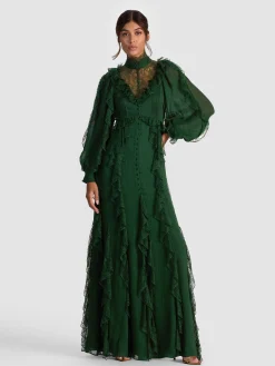 Alice and Olivia ELEA MAXI DRESS