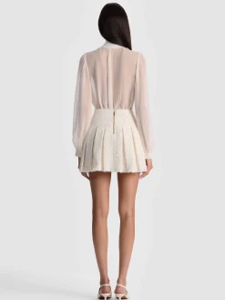 Alice and Olivia EMILIE TWEED MINI SKIRT