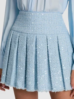 Alice and Olivia EMILIE TWEED MINI SKIRT