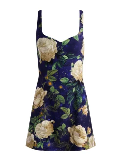 Alice and Olivia EVE EMBELLISHED MINI DRESS