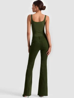 Alice and Olivia EVE ZIP FRONT BODYSUIT