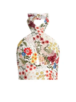 Alice and Olivia EVELINA CROP TOP