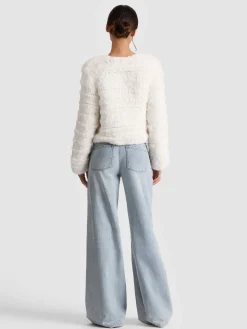 Alice and Olivia FAWN FAUX FUR JACKET