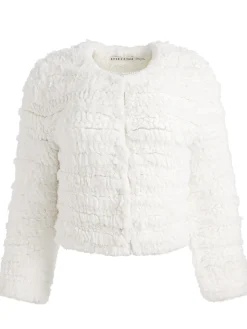Alice and Olivia FAWN FAUX FUR JACKET