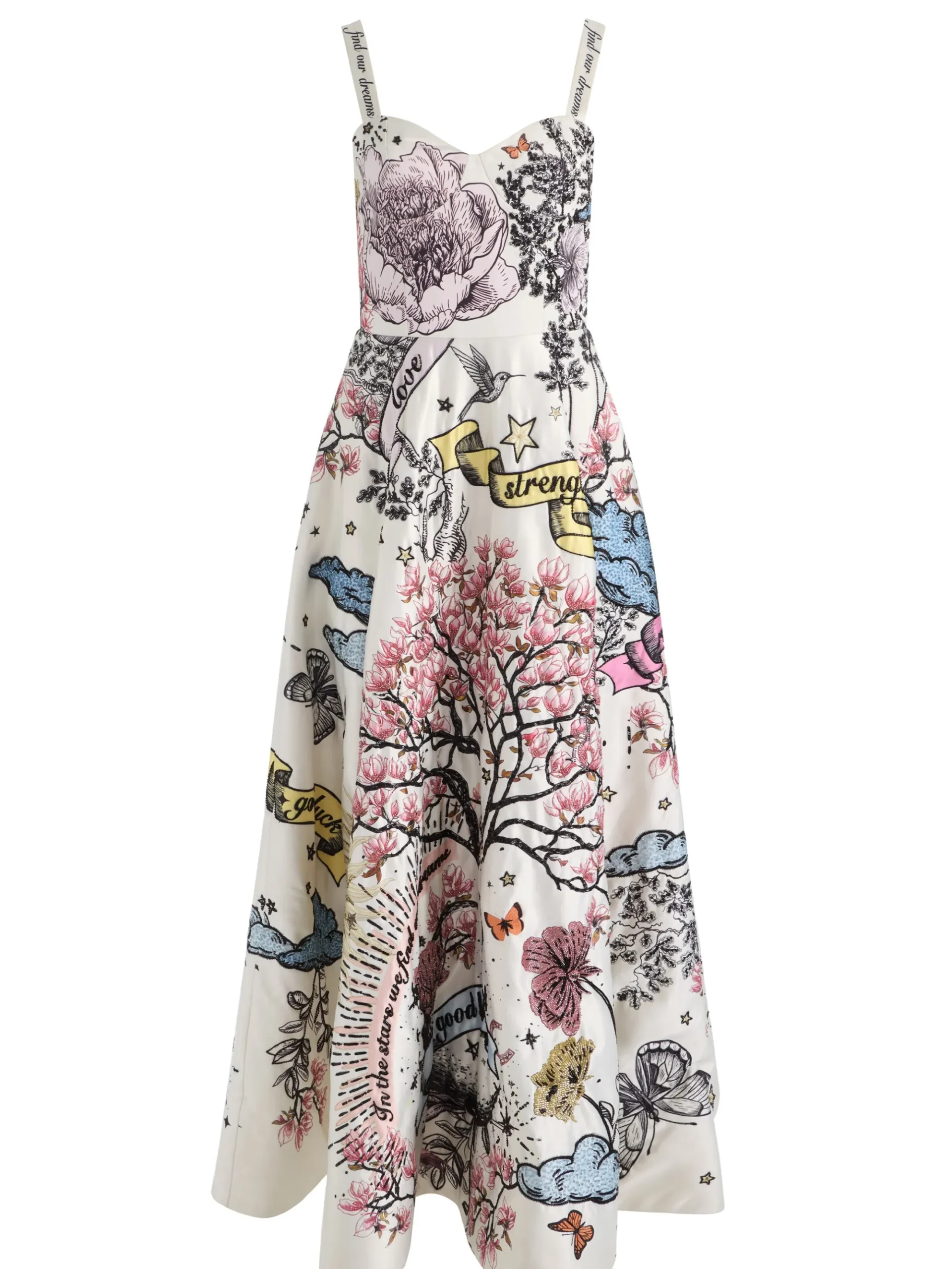 Alice and Olivia FIA EMBELLISHED MAXI GOWN
