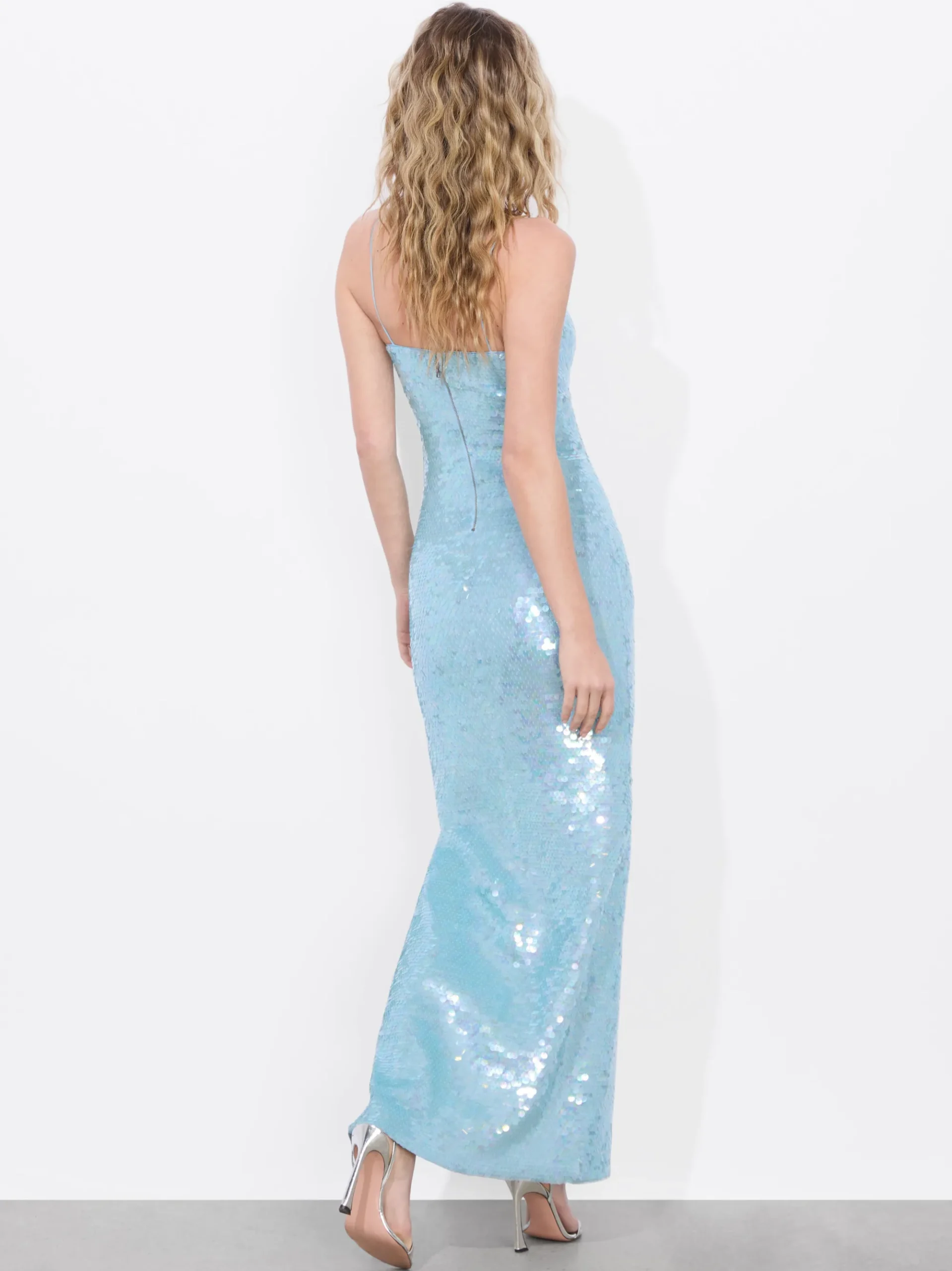 Alice and Olivia FIFI SEQUIN MAXI DRESS
