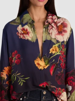 Alice and Olivia FINELY OVERSIZED BUTTON DOWN