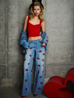 Alice and Olivia FINELY OVERSIZED BUTTON DOWN