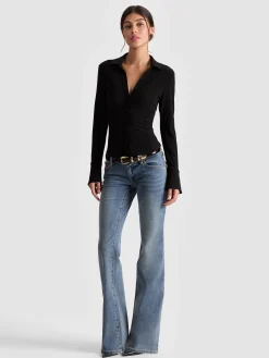 Alice and Olivia FREYA FITTED TOP