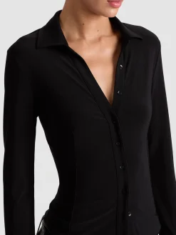 Alice and Olivia FREYA FITTED TOP