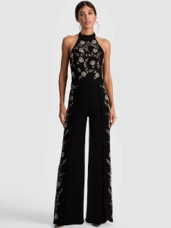 Alice and Olivia GATZ EMBELLISHED JUMPSUIT