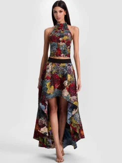 Alice and Olivia GATZ EMBELLISHED TOP