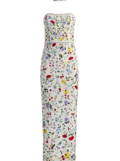 Alice and Olivia GEORGIE EMBELLISHED GOWN