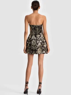 Alice and Olivia GERDA STRUCTURED MINI DRESS