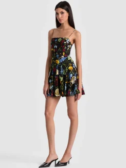 Alice and Olivia GINNY MINI DRESS