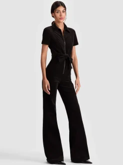 Alice and Olivia GORGEOUS CORDUROY JUMPSUIT