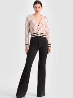 Alice and Olivia GRACE CASHMERE CARDIGAN