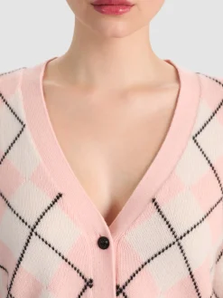 Alice and Olivia GRACE CASHMERE CARDIGAN