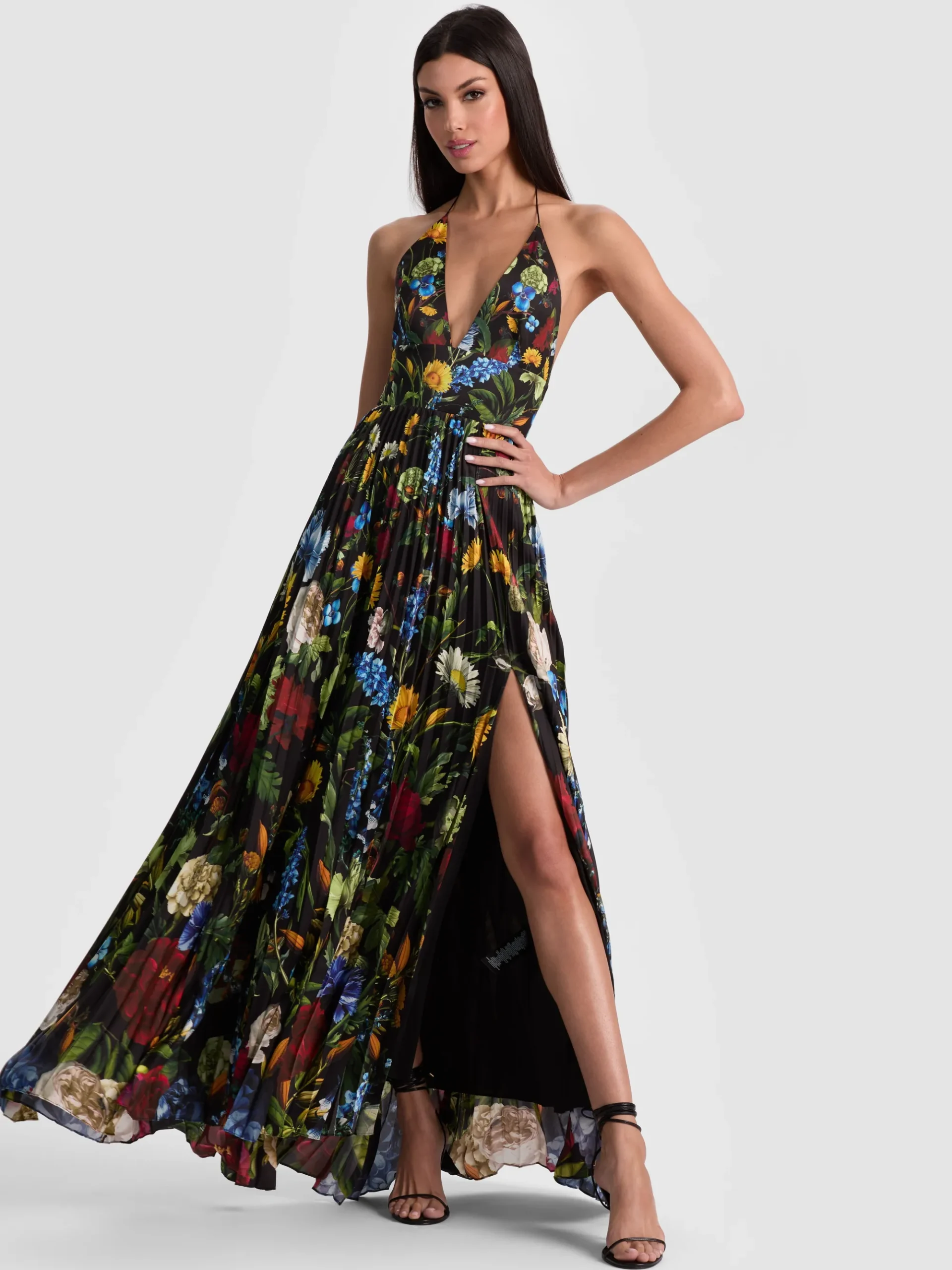 Alice and Olivia HANNAH MAXI DRESS