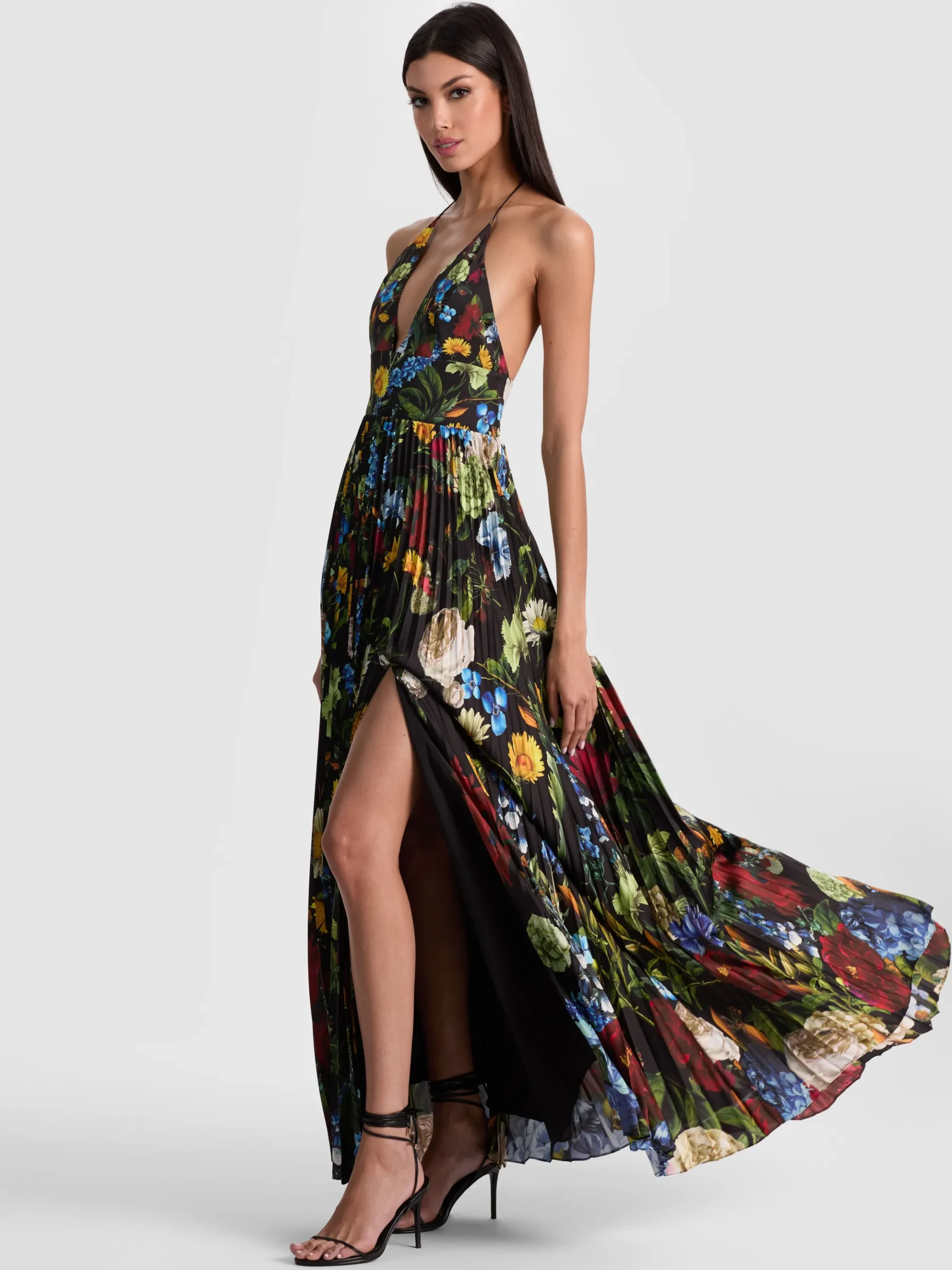 Alice and Olivia HANNAH MAXI DRESS