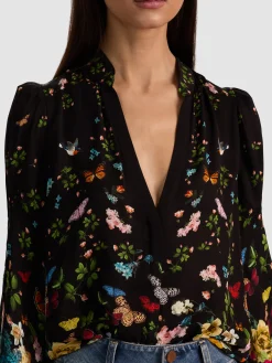 Alice and Olivia HELEN BLOUSE
