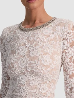 Alice and Olivia INKA LACE MINI DRESS