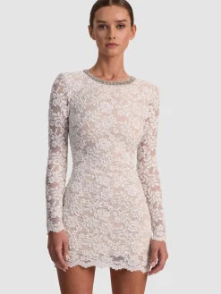 Alice and Olivia INKA LACE MINI DRESS